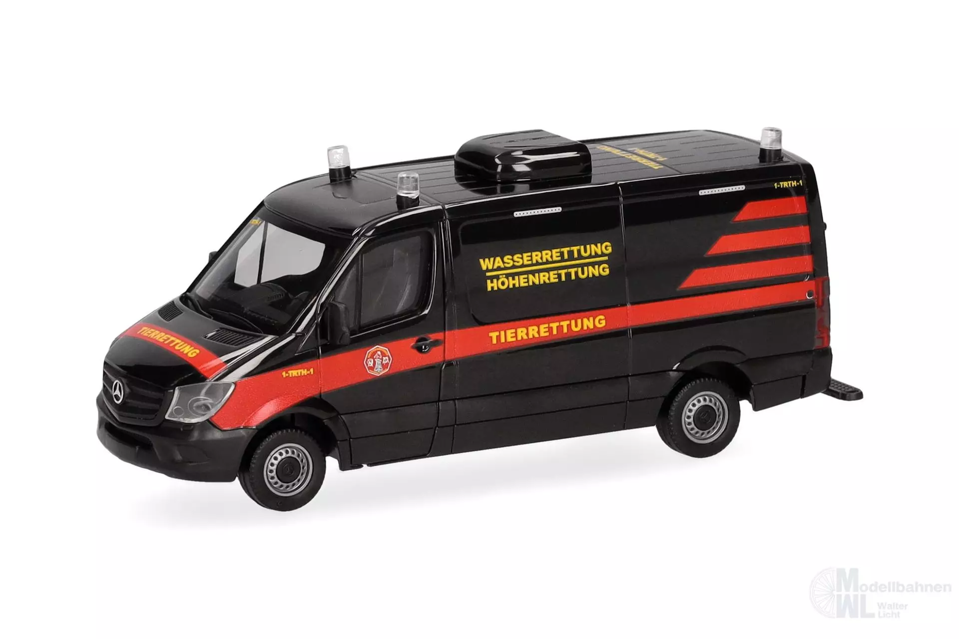Herpa 098717 - Mercedes-Benz Sprinter `13 Kasten Flachdach Tierrettung Essen H0 1:87