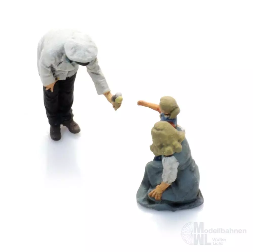 ARTITEC b.v. 5120025 - Eisverkäufer mit Mutter und Kind TT 1:120