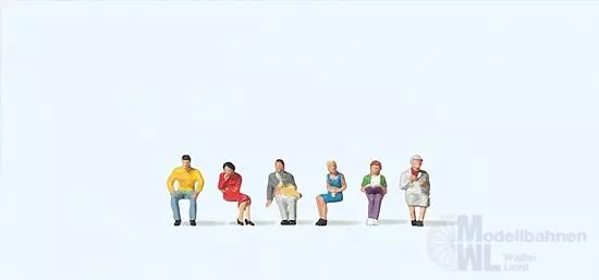Preiser 79013 - Sitzende Personen N 1:160