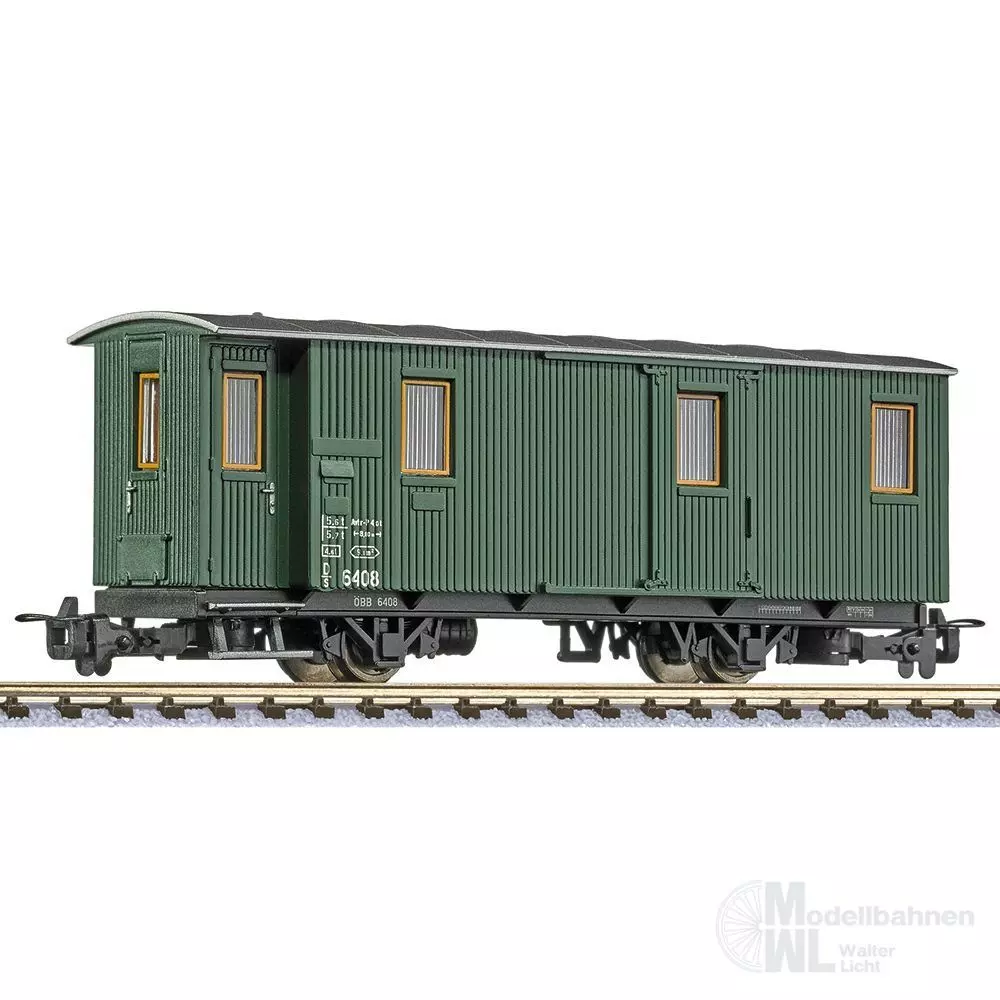 Liliput 344430 - Packwagen ÖBB Ep.III/IV D/s 6408 grün H0e