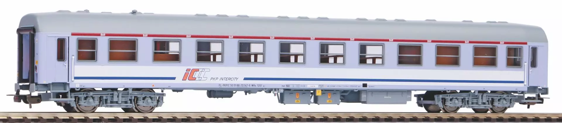 Piko 97607 - Speisewagen 113AM PKP Intercity Ep.VI H0/GL