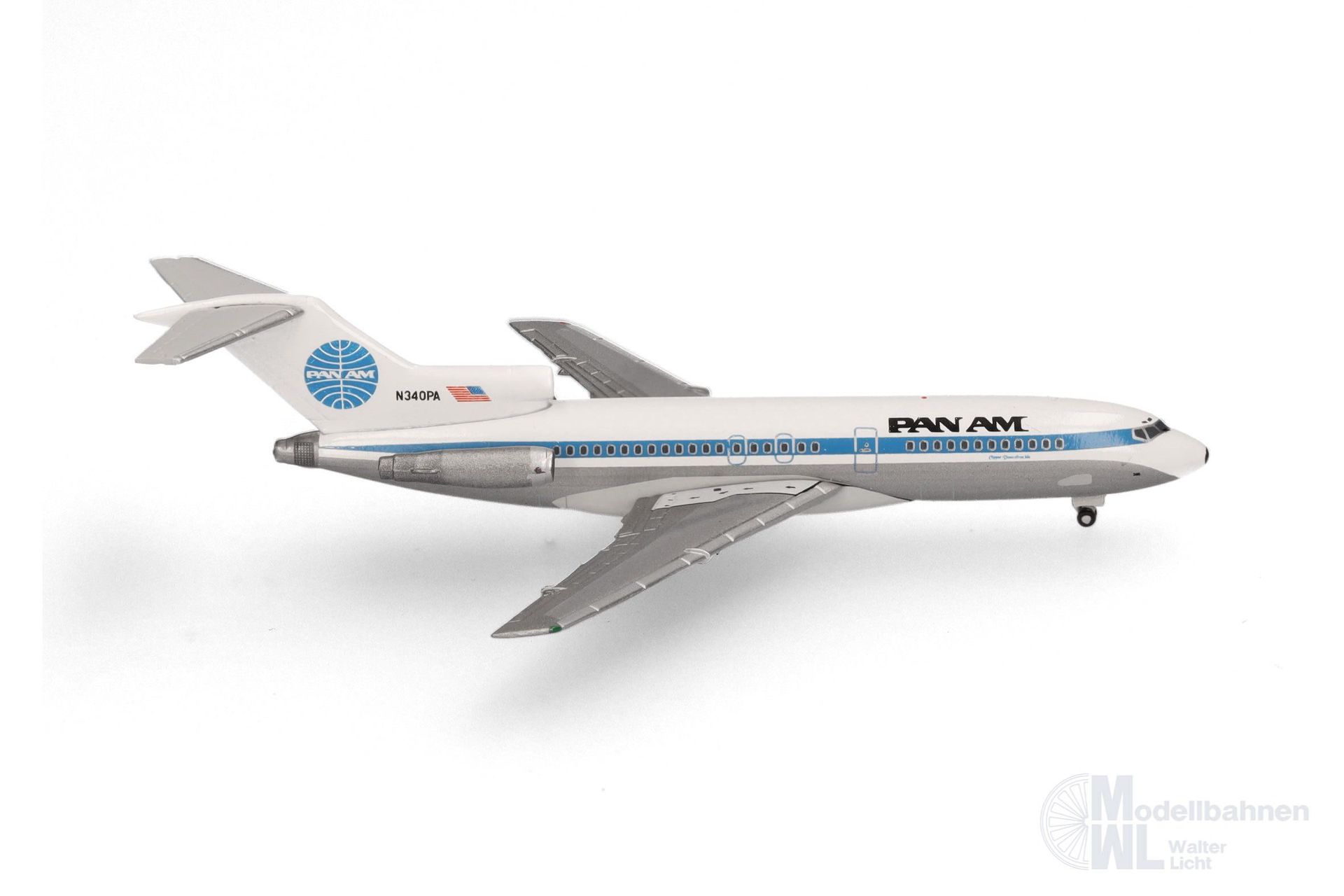 Herpa 537285 - Boeing 727-100 Pan Am 1:500