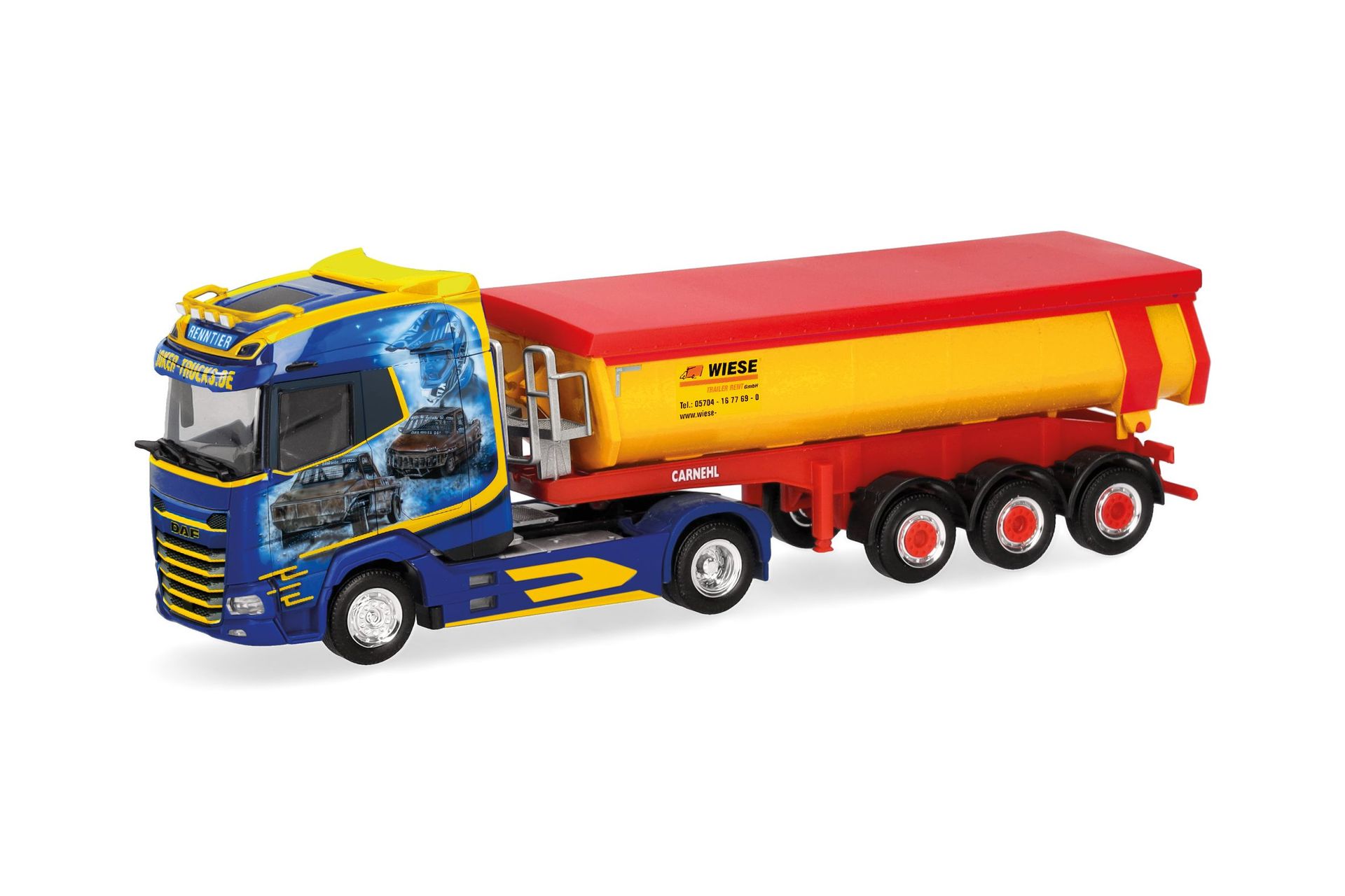 Herpa 321228 - DAF XG Rundmulden-Sattelzug Joker Trucks H0 1:87