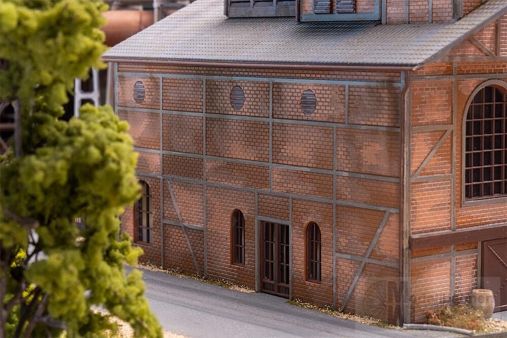 Faller 130024 - Gebläsehalle mit Rohrleitungen H0 1:87