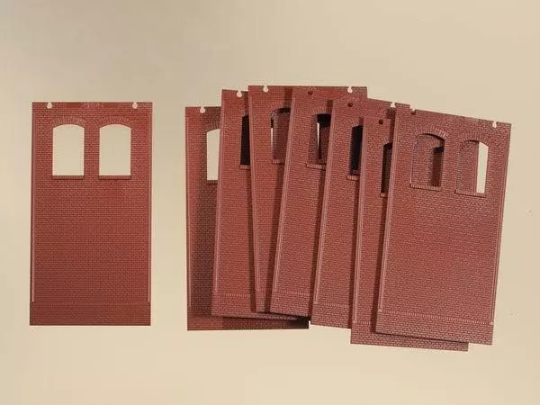 Auhagen 80521 - Wände 2410G rot H0 1:87