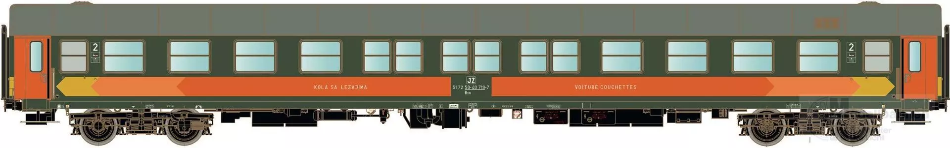 LS Models 48070AC - Liegewagen JZ Ep.V Bctm 257 H0/WS