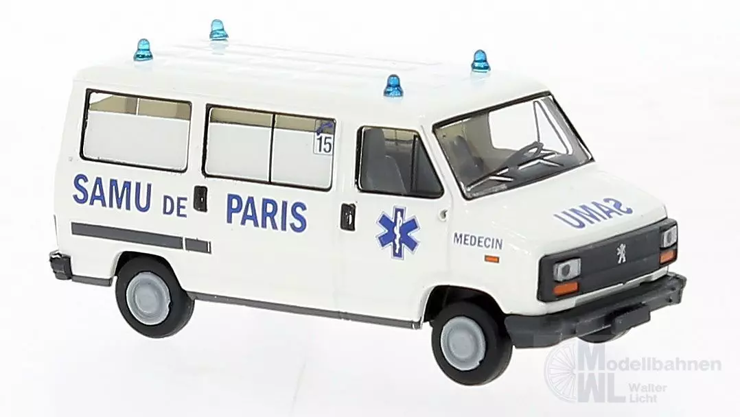 Brekina 34915 - Peugeot J5 Samu de Paris (F) H0 1:87